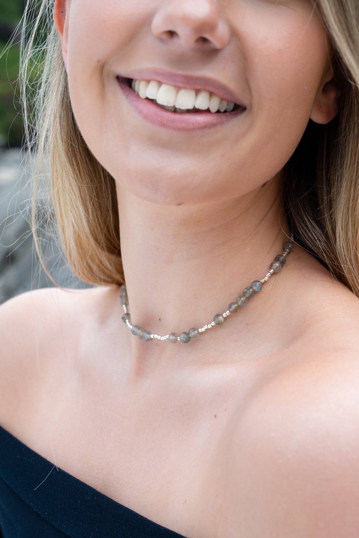 Chocker Labradorita