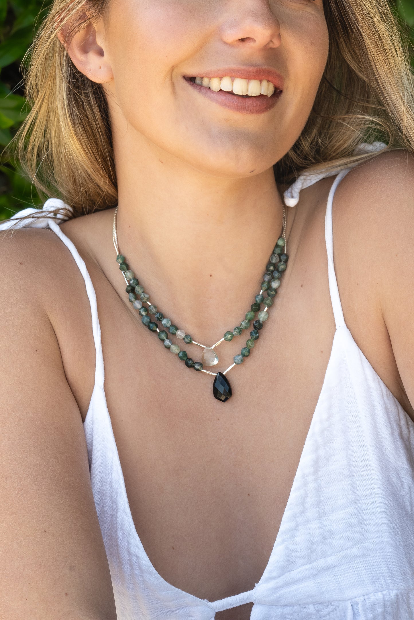 Collar Blend Ónix y Jade